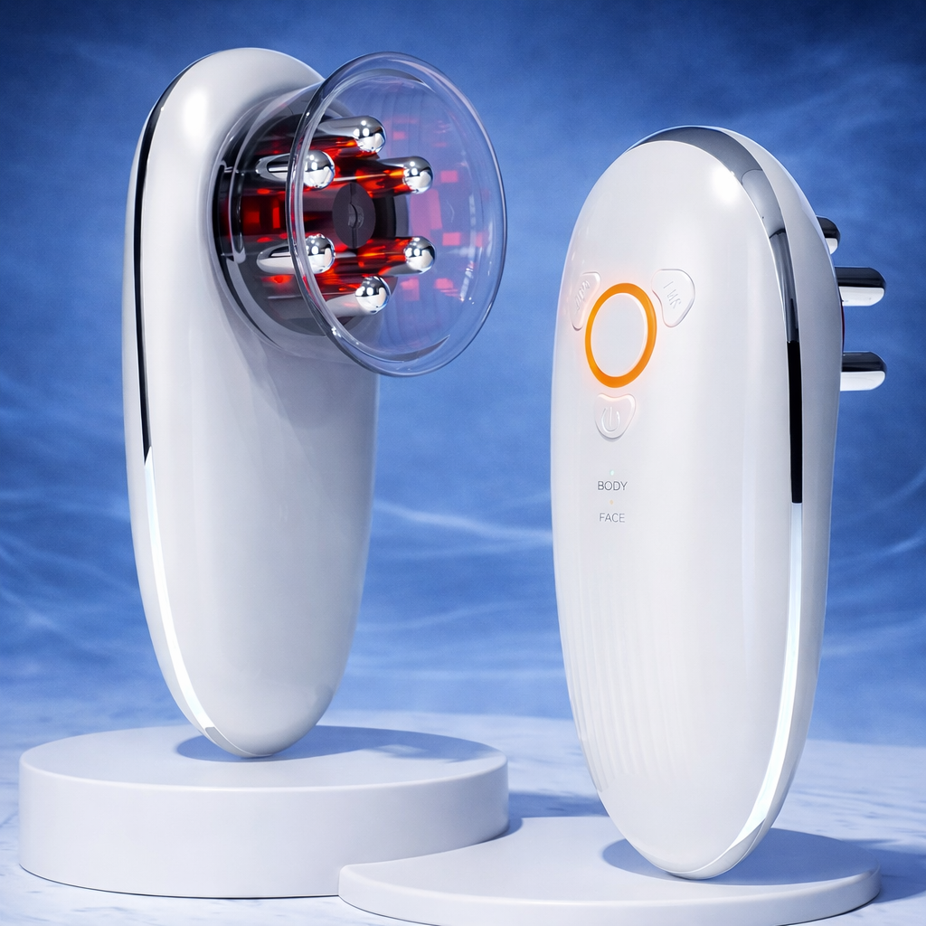 BodySculpt Pro™ 3-in-1 Anti-Cellulite Gerät mit Vakuum & Rotlicht