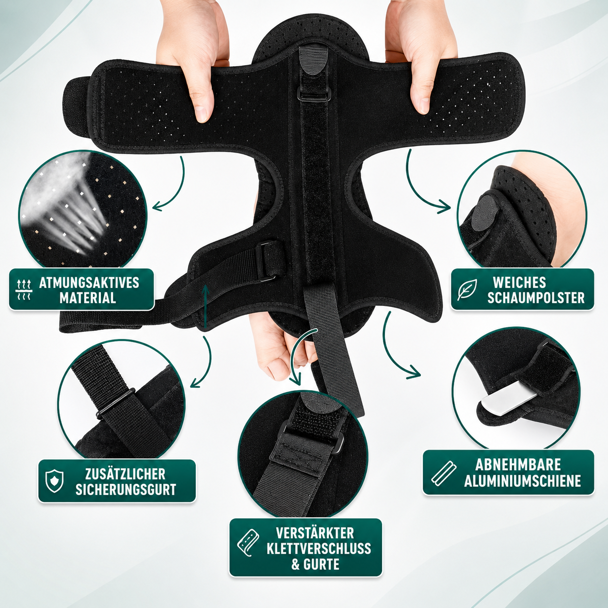 Heelora™ Nachtschiene für Fuß, Ferse & Plantarfaszie