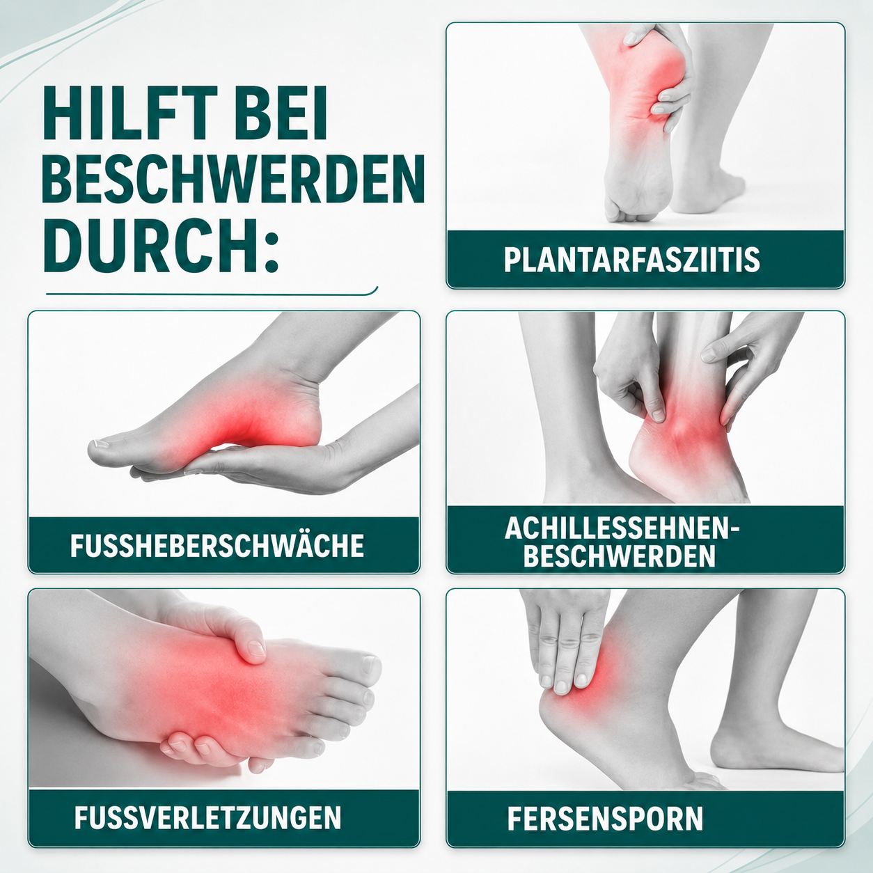 Heelora™ Nachtschiene für Fuß, Ferse & Plantarfaszie