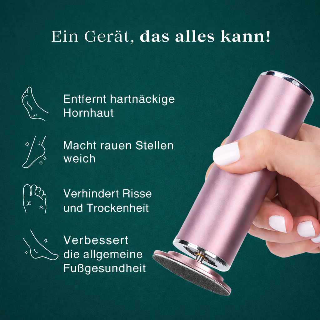 SilkySole™ Profi Hornhautentferner – Ideal für Zuhause